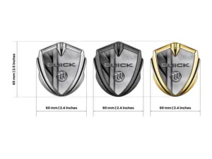 Buick 3D Emblem Abzeichen Minimales Design Universell 3D